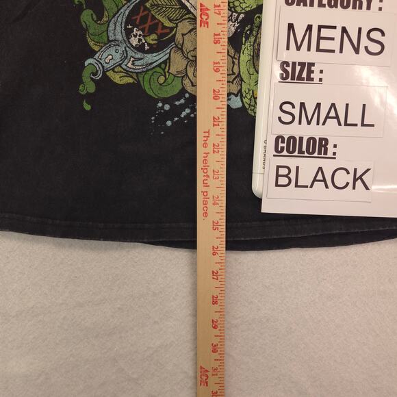 Poison Band Gildan Casual Crew Neck Graphic T Shirt Mens Size Small S Black - Picture 6 of 9